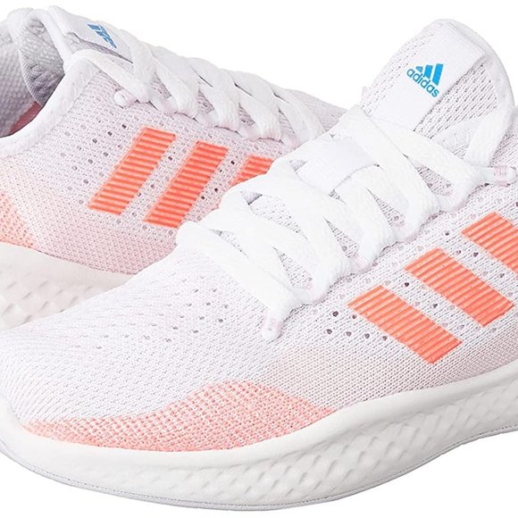 Adidas GY8597 Fluid Flow 2.0  Sneaker Shoes Almost Pink / Turbo - Picture 2 of 5